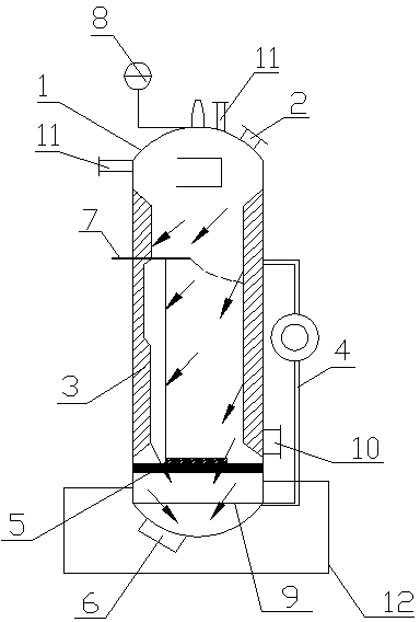 Cotton stalk phloem composite bio-enzyme aqueous solution biological degumming reaction kettle