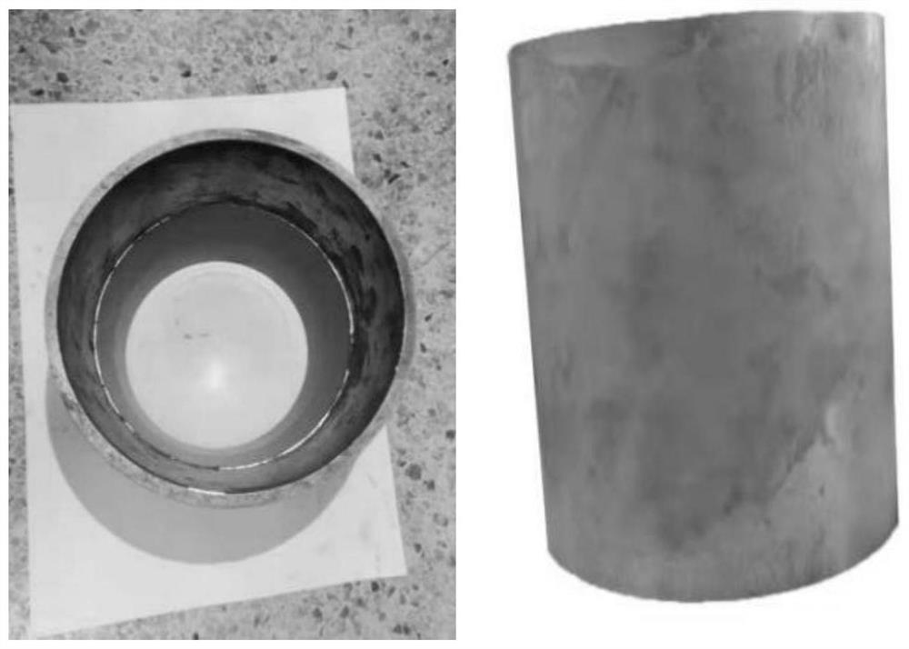 Composite manufacturing and stress releasing method for ceramic-coated cylinder sleeve of engine