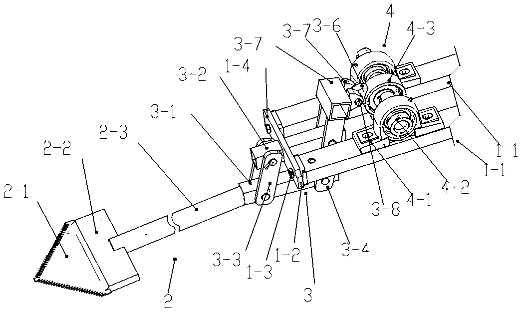 Vibration digging knife device