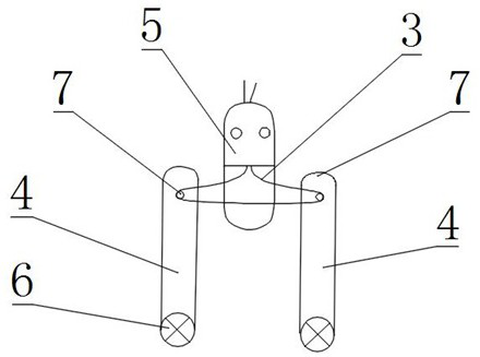 Anti-sinking device, skull decompressive craniectomy device and using method of skull decompressive craniectomy device