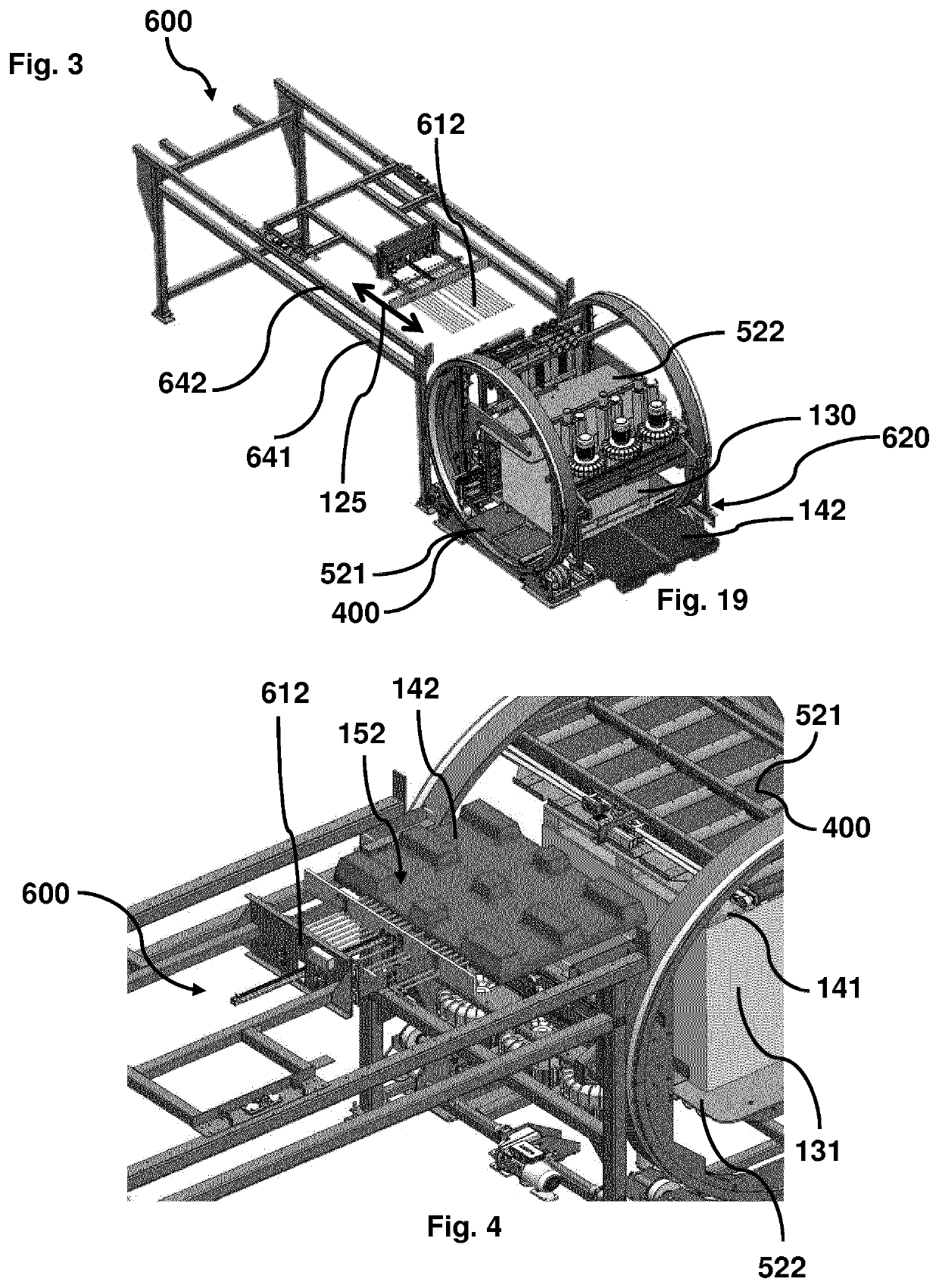 Pile preparation unit with pallet exchange module