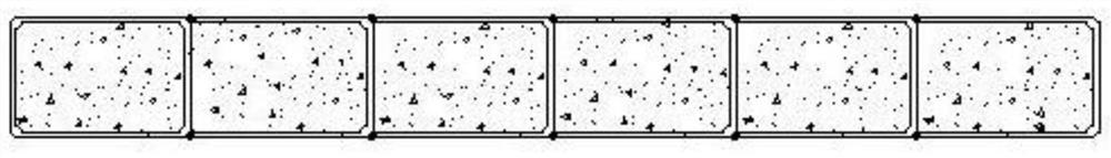 Double-steel-plate concrete composite shear wall for locking piece assembly stiffening