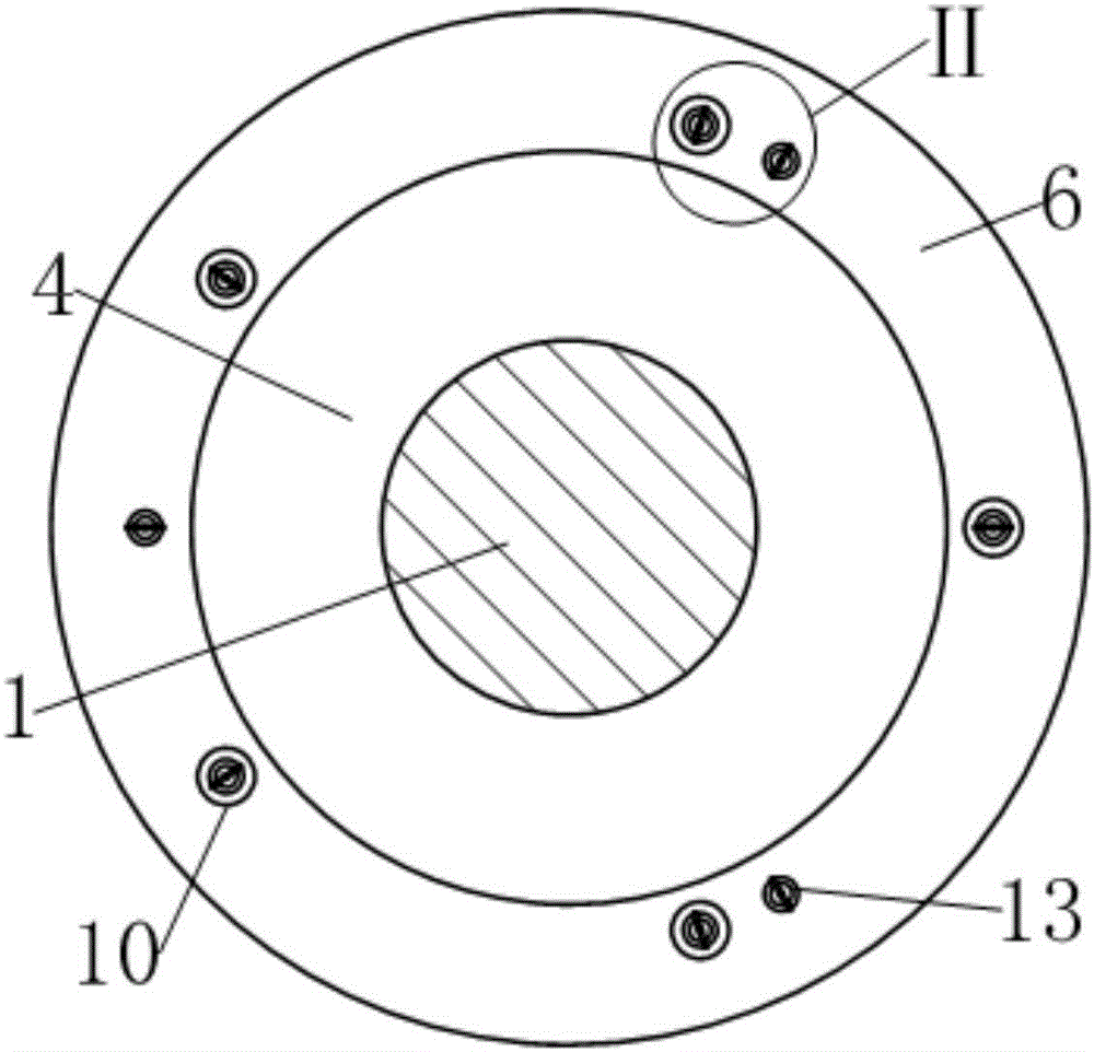 Disc spring damper with presettable early-period rigidity