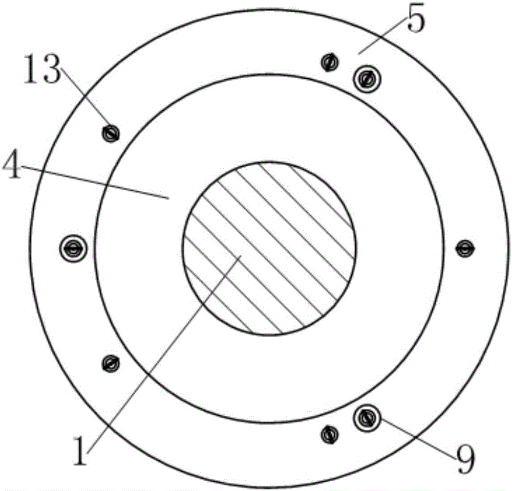 Disc spring damper with presettable early-period rigidity