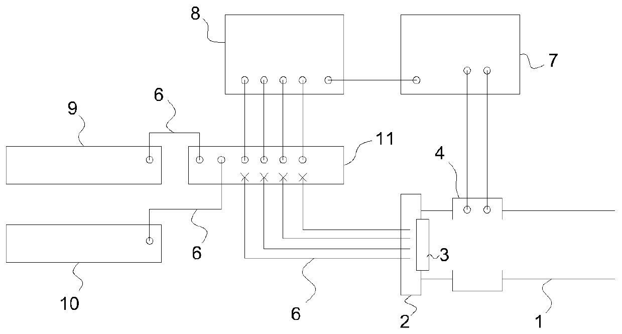 Sample test method and device for material deformation analysis