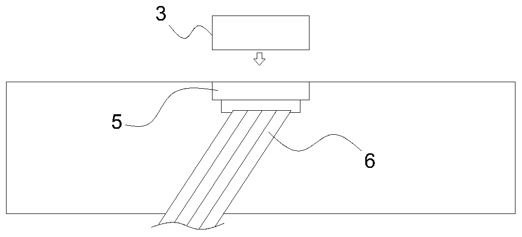 Sample test method and device for material deformation analysis