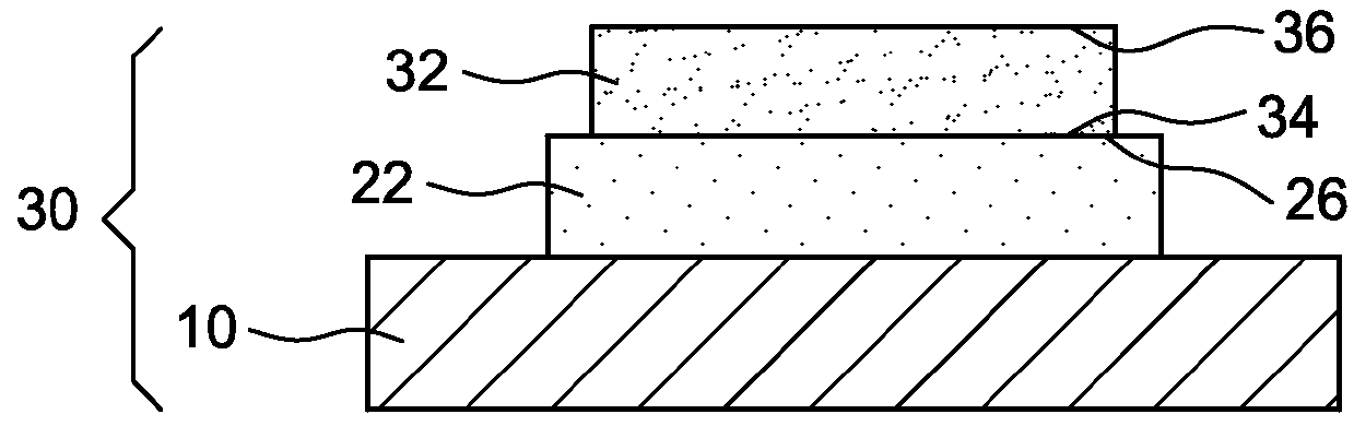 Spin injector device comprising a protection layer at the centre thereof