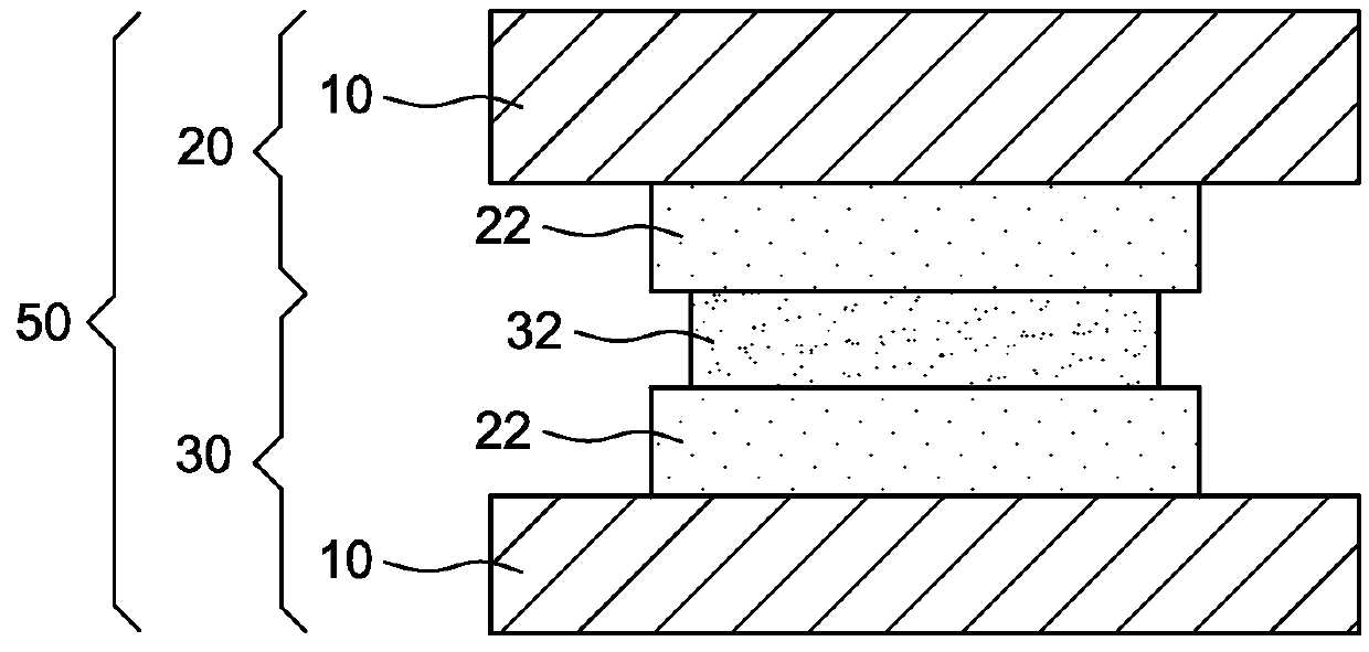 Spin injector device comprising a protection layer at the centre thereof