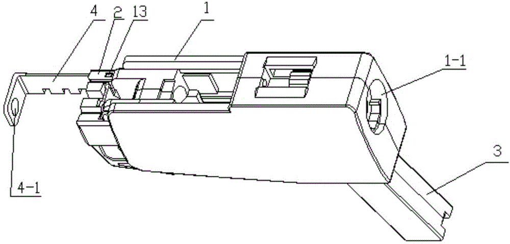 A mechanical automatic nailing machine nail magazine capable of vertical nailing