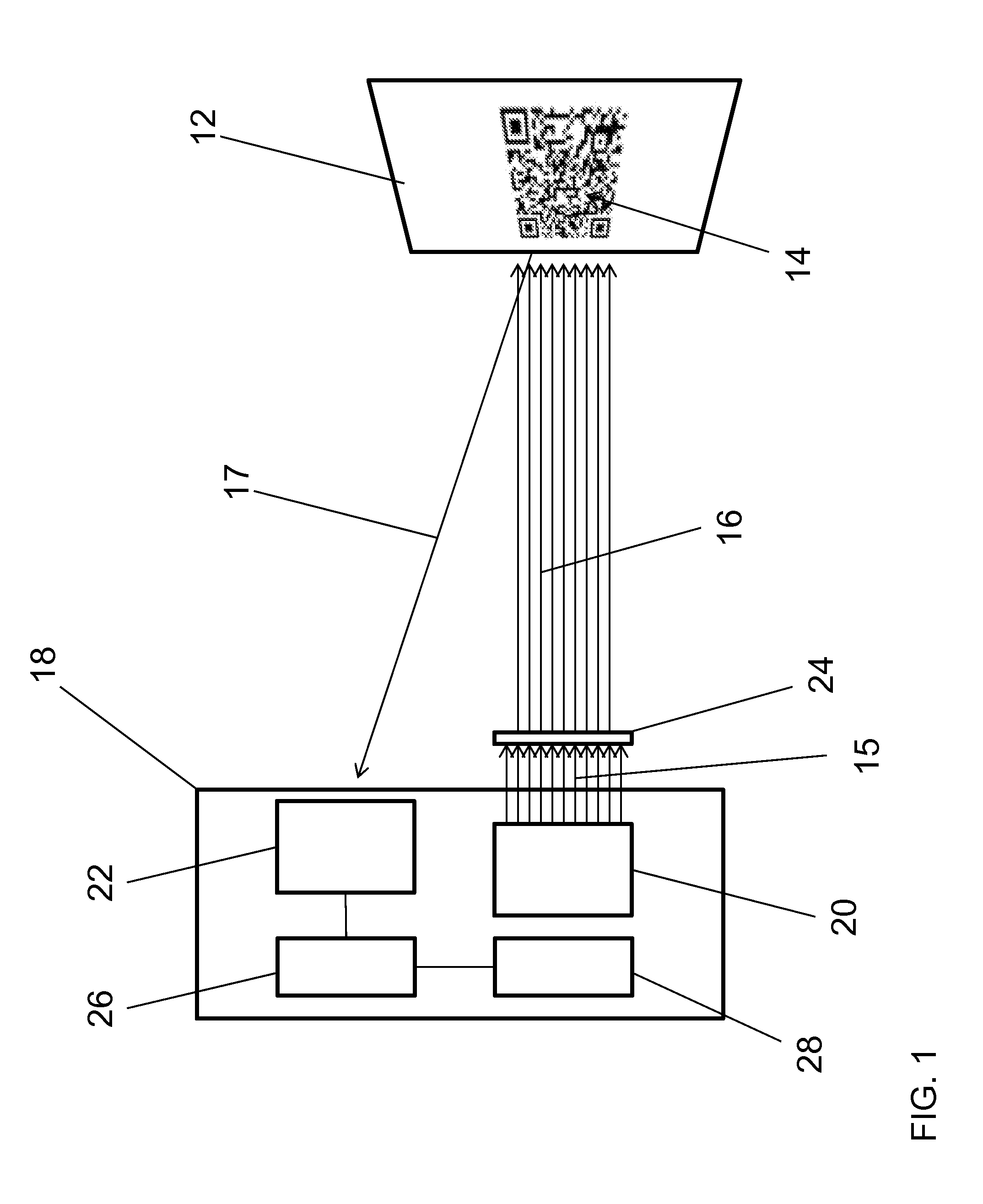 System for detecting uv-fluorescent indica with a camera