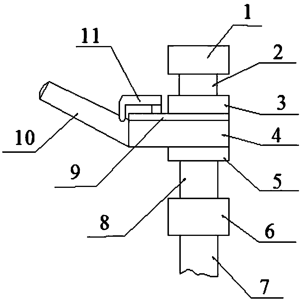 Stepped connection multi-combination greenhouse crop intelligent spray device