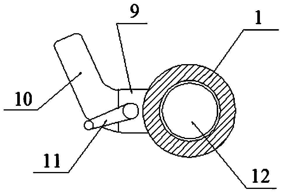 Stepped connection multi-combination greenhouse crop intelligent spray device