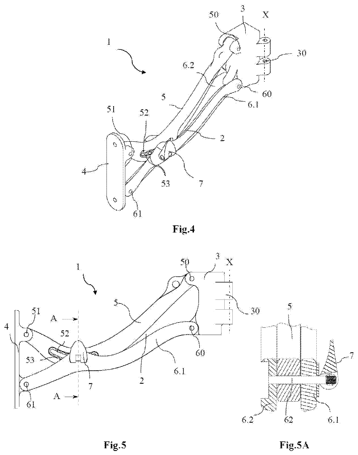 Articulated stock for shoulder-fired weapon