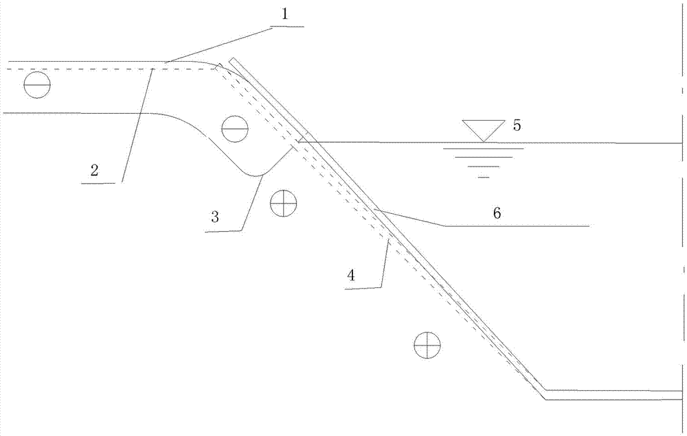 Method for checking anti-frost heaving damage of slope concrete lining layer of water conveyance canal in winter