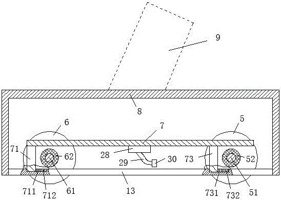 Welding car capable of removing dust for continuous welding process