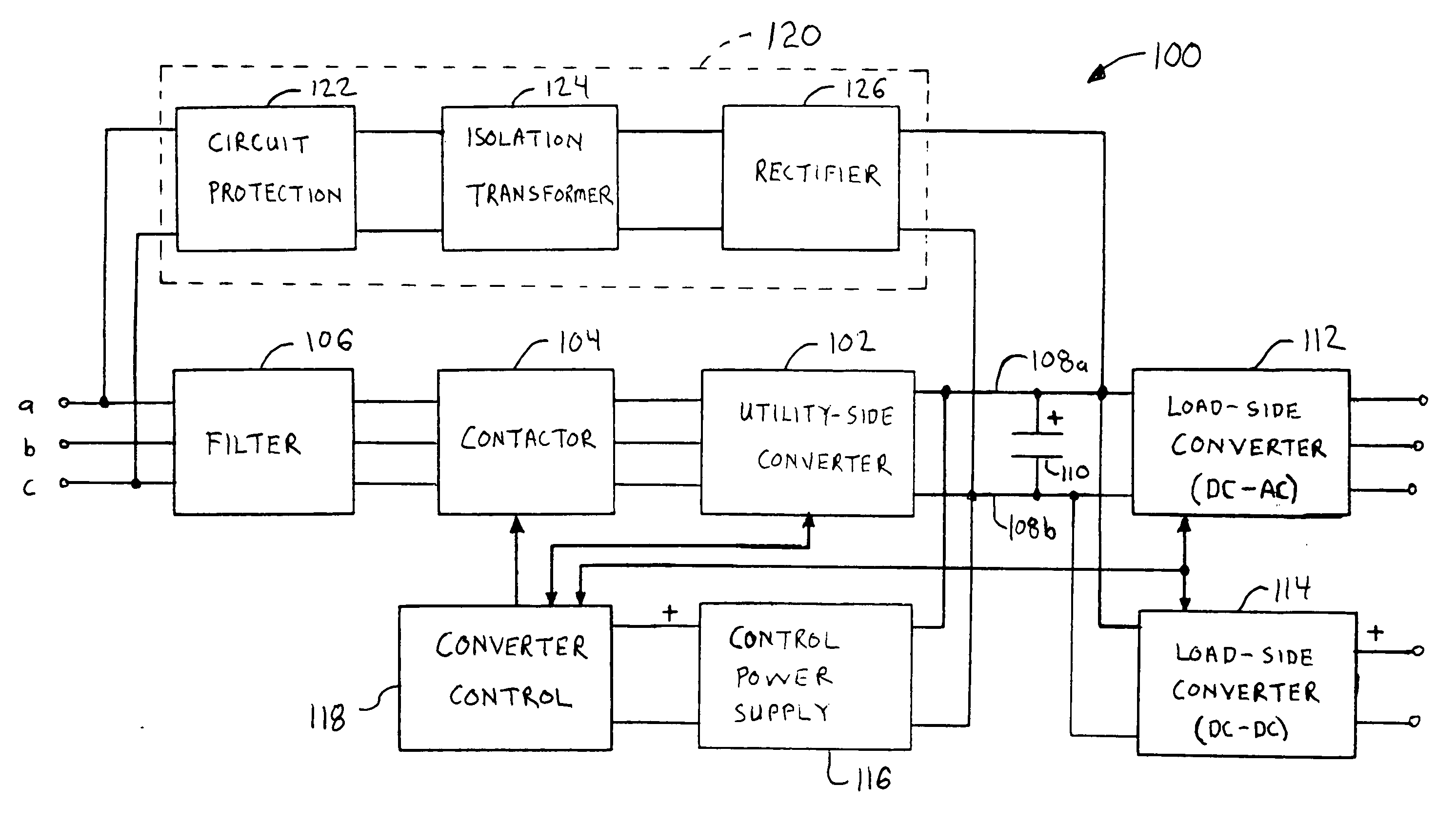 System and method for pre-charging the DC bus of a utility connected power converter