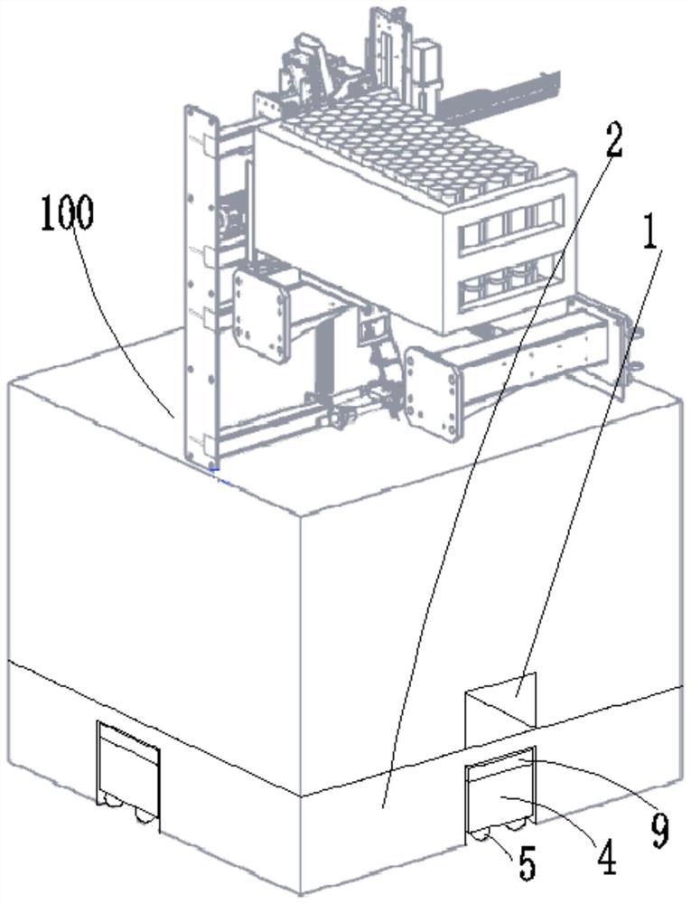 Automatic feeding and discharging equipment