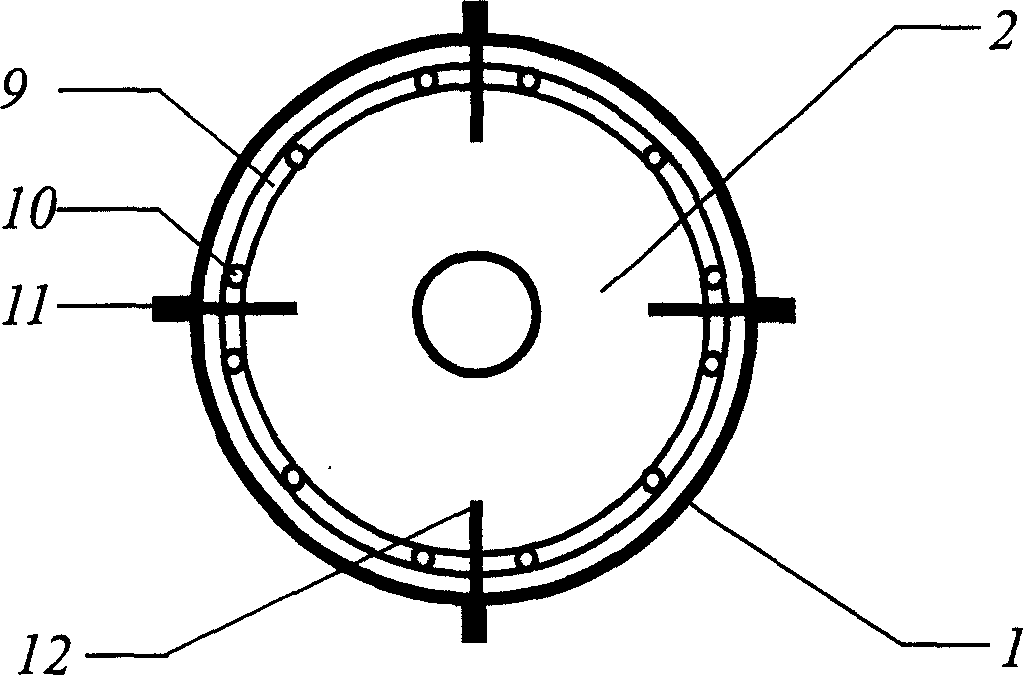 Floating transported and sucking cylindered anchor device and its operating method