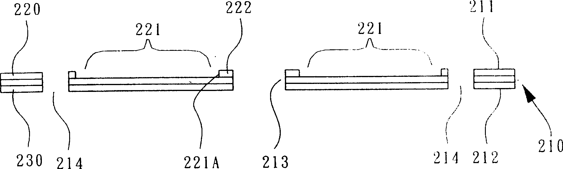 Encapsulation structure for preventing adhesive crystal glue from polluting wafer welding cushion and substrate thereof