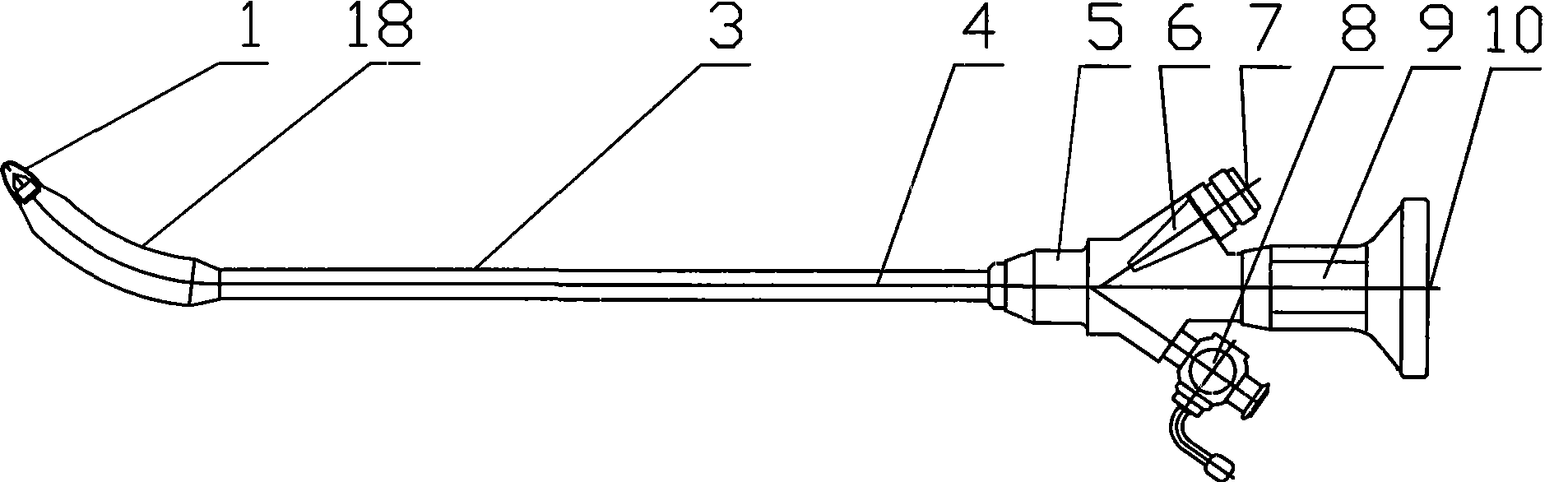 Diameter variable male urethra dilator with endoscope