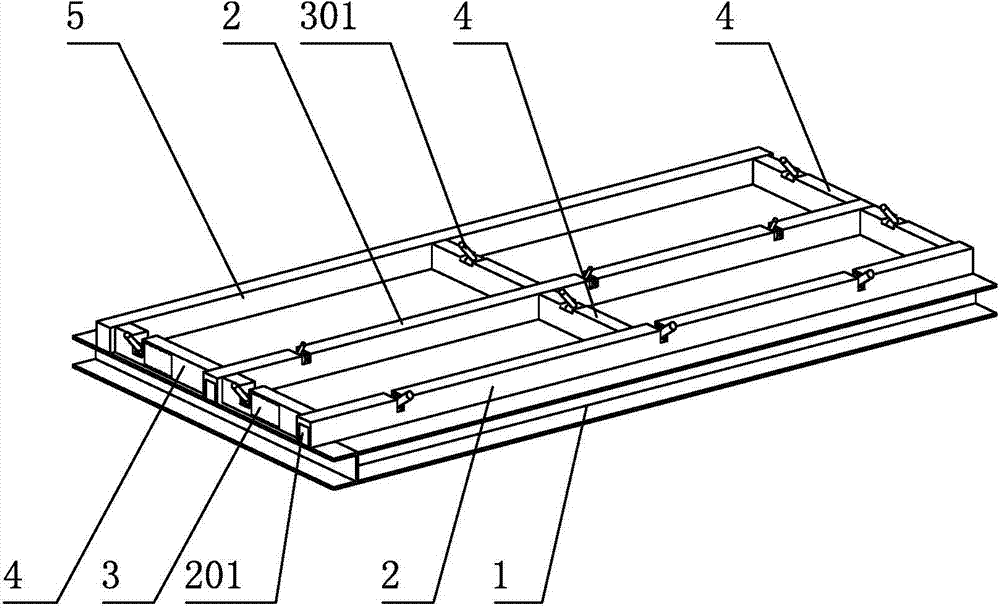 Concrete pouring mould