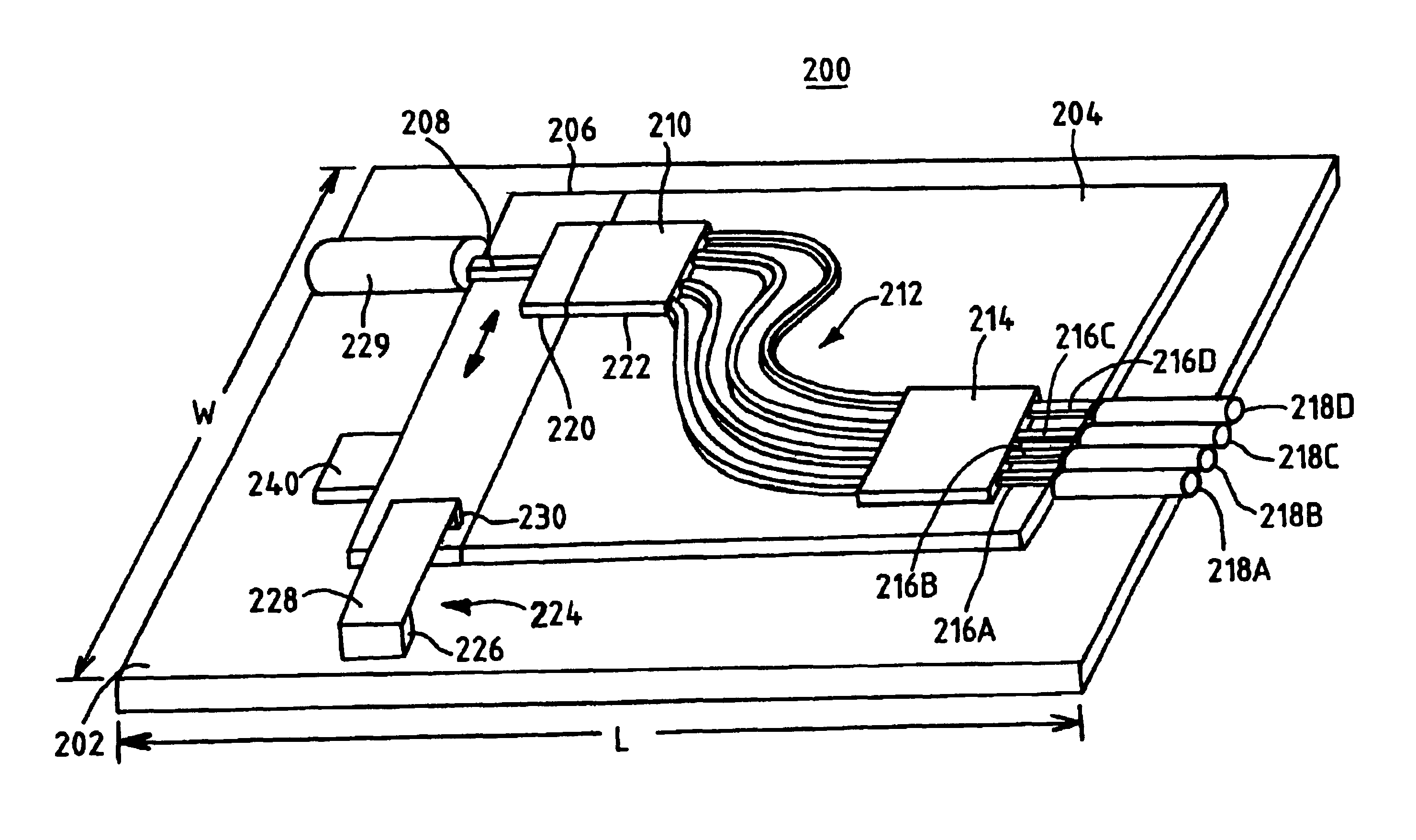Apparatus for thermal compensation of an arrayed waveguide grating