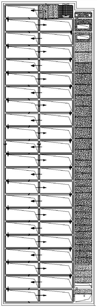 High-temperature anaerobic fermentation process for breeding wastewater