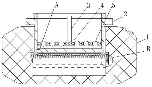 A detection device for detecting tea polyphenols in tea and its application method