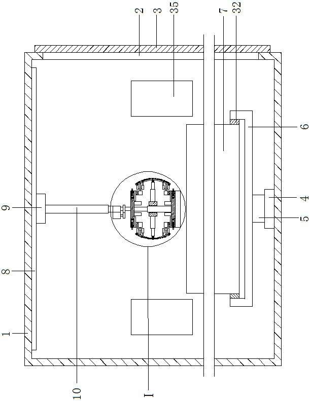 An automatic processing device for gypsum materials used in architectural design