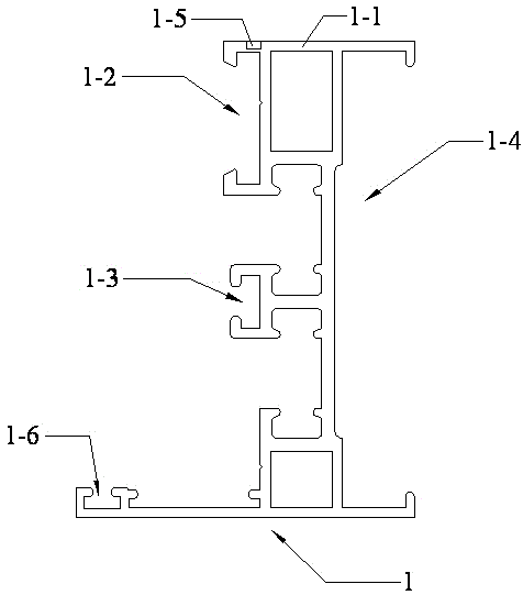 Assembling and detachable plastic steel sectional material with two notches