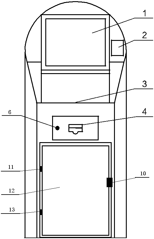 Self-service borrowing and returning book machine