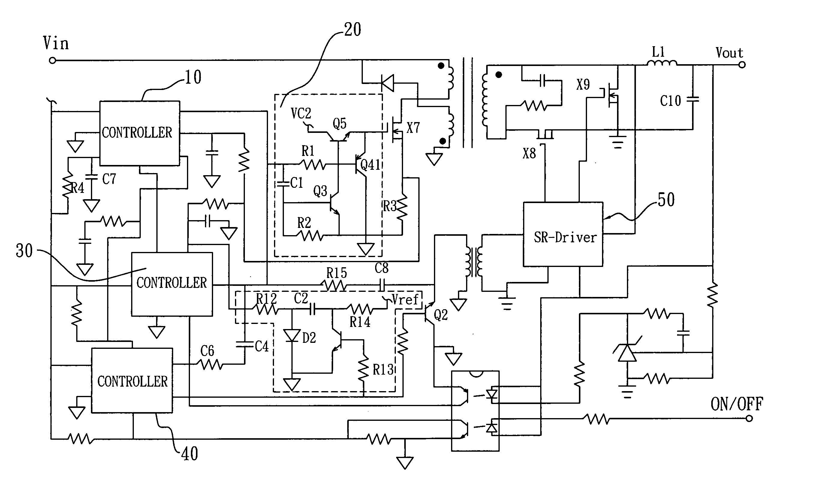 Forward converter with synchronous rectifier and reverse current control