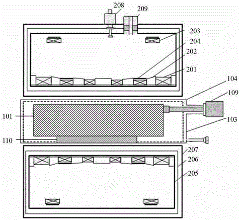 A lifting field auxiliary device for a superconducting magnet