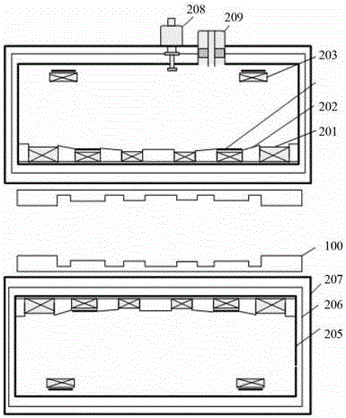 A lifting field auxiliary device for a superconducting magnet