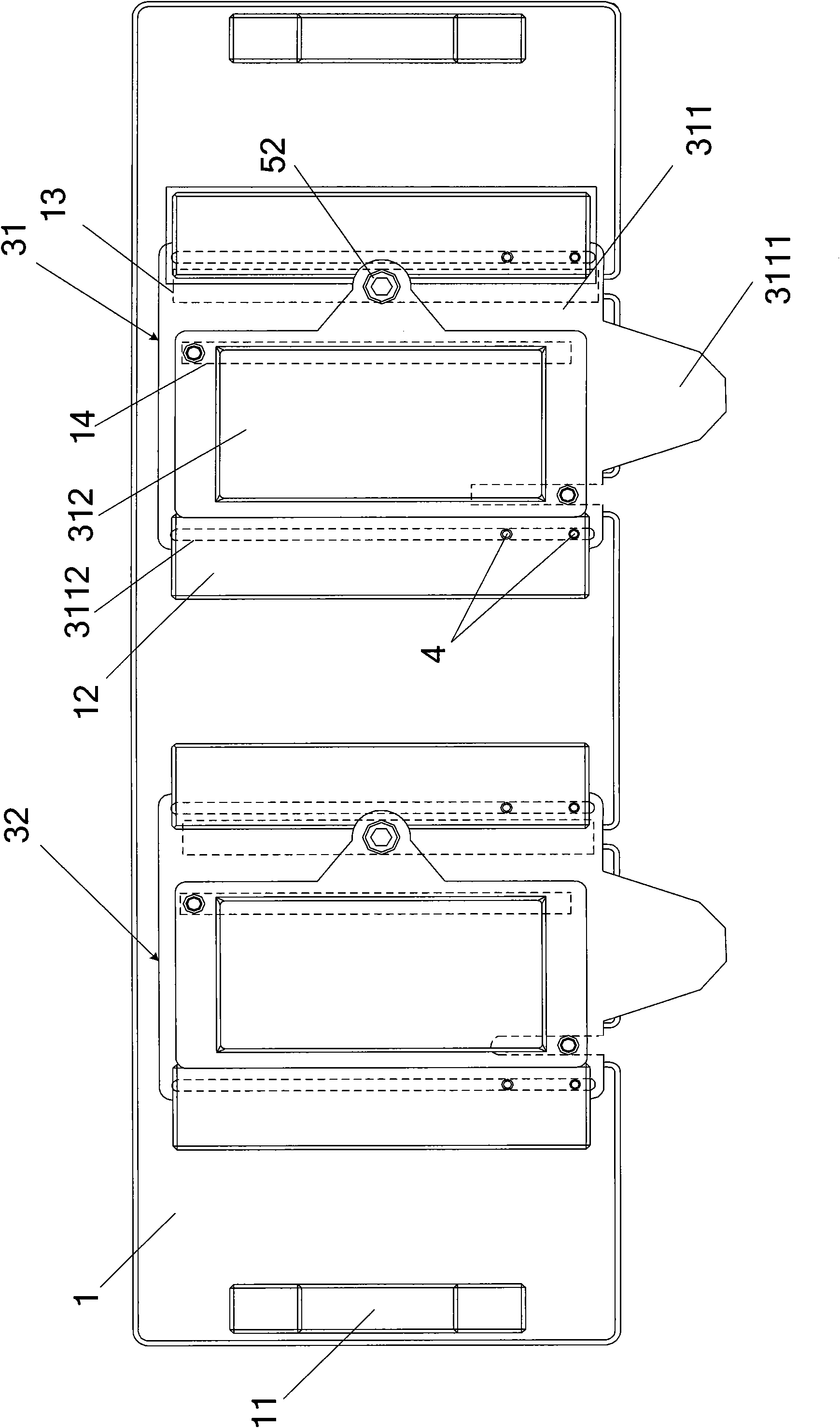 Supporting device and solar energy testing tooling including same