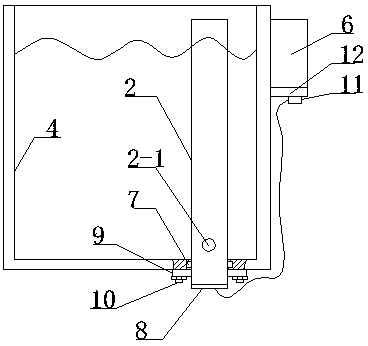 Online detecting device for degree of hydraulic oil pollution