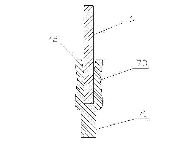 Sewing machine table with separation blade