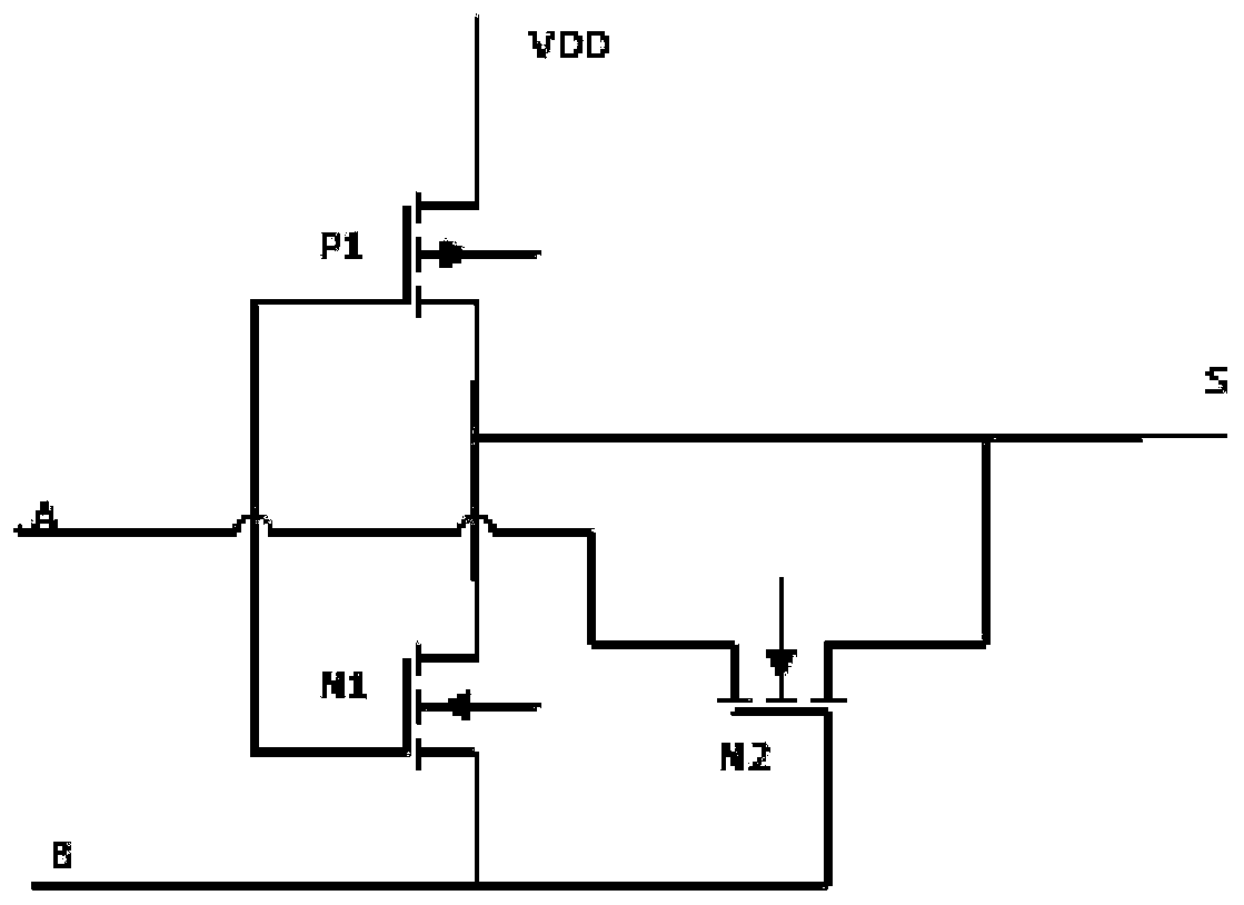 Low-power-consumption full adder circuit with reset function