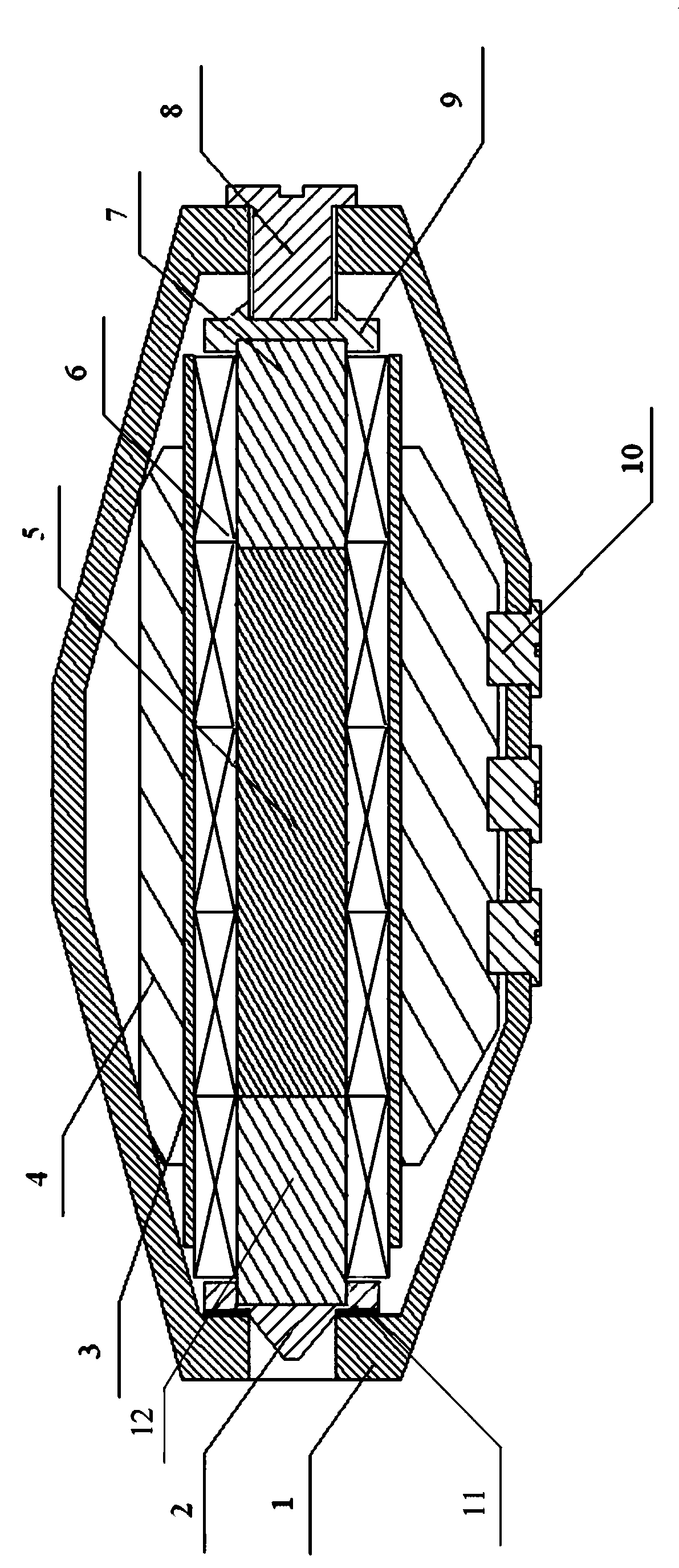 A bow-type giant magnetostrictive audio transducer