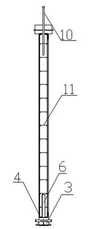 Prefabricated concrete-filled steel tube frame-shear wall and construction method thereof