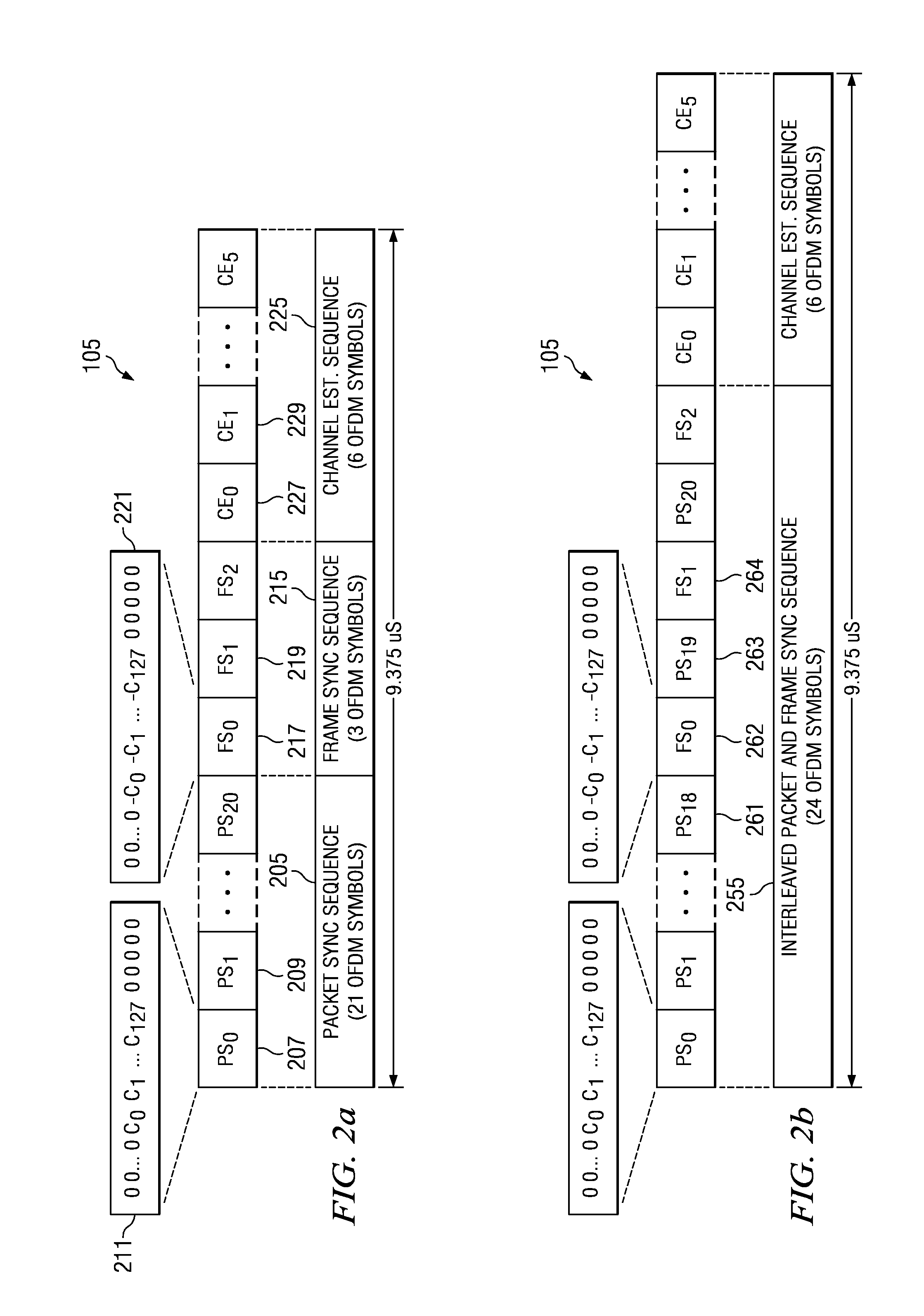 Preamble for a TFI-OFDM communications system