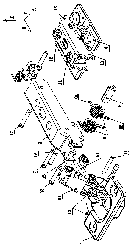 Heavily loaded silent hinge