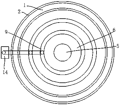 A ring-shaped filter structure for filtering and decomposing harmful substances in the air