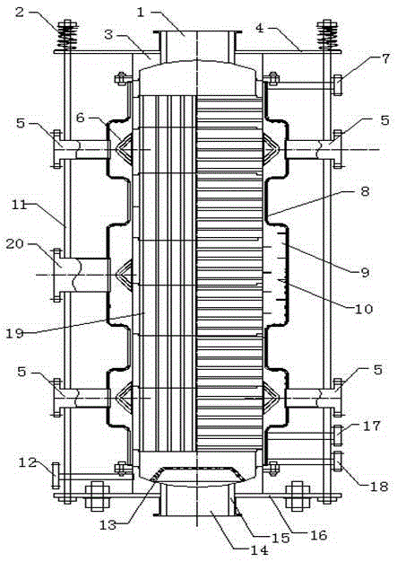 Graphite evaporator for concentration by evaporation and automatic control system thereof
