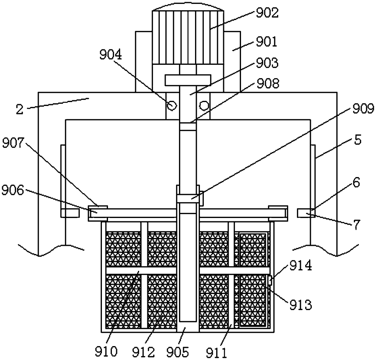 Cleaning and drying device for agricultural product processing