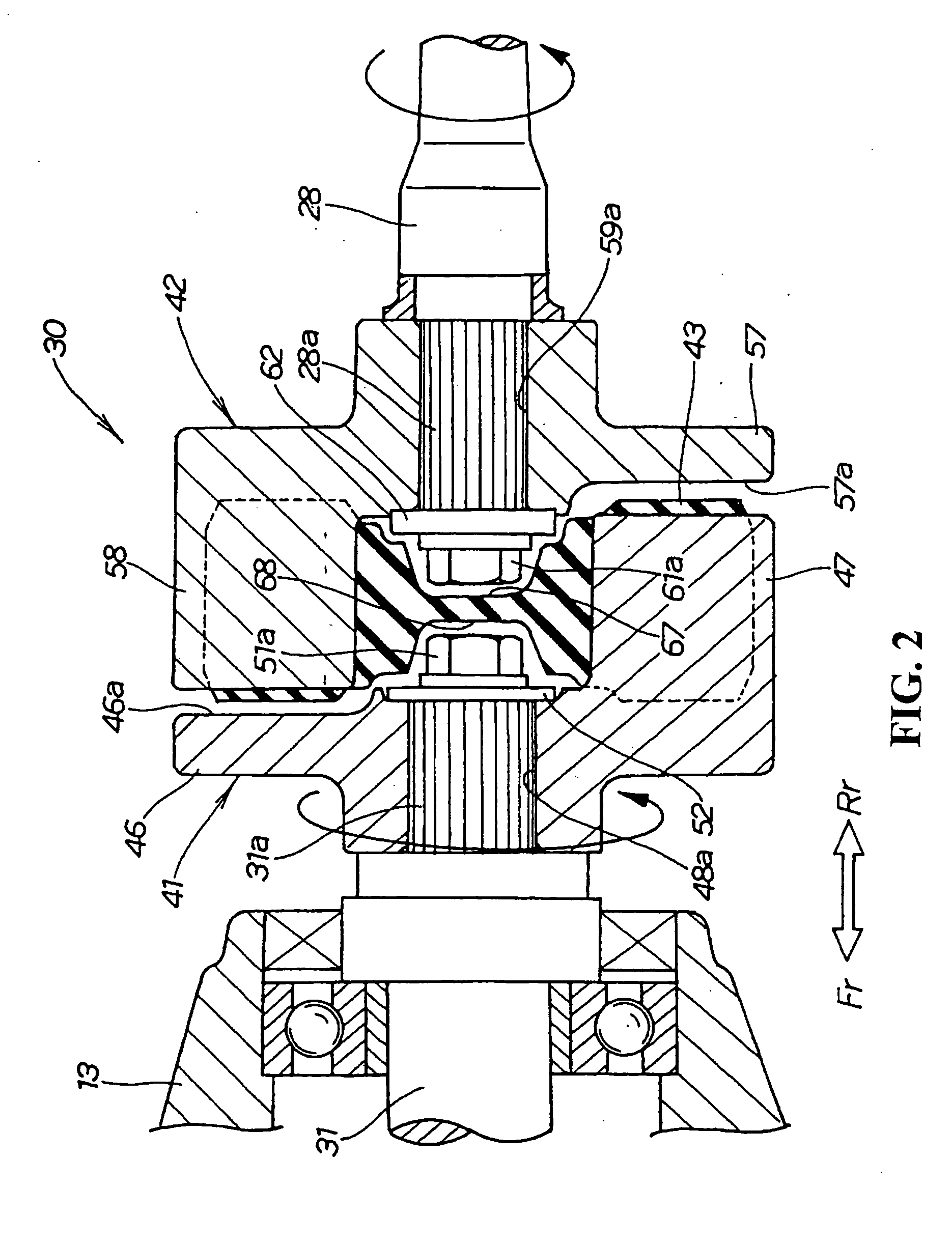 Coupling joint structure of small-sized boat