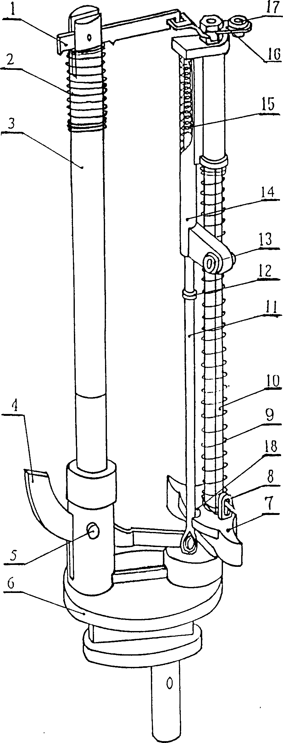 Spring spindle