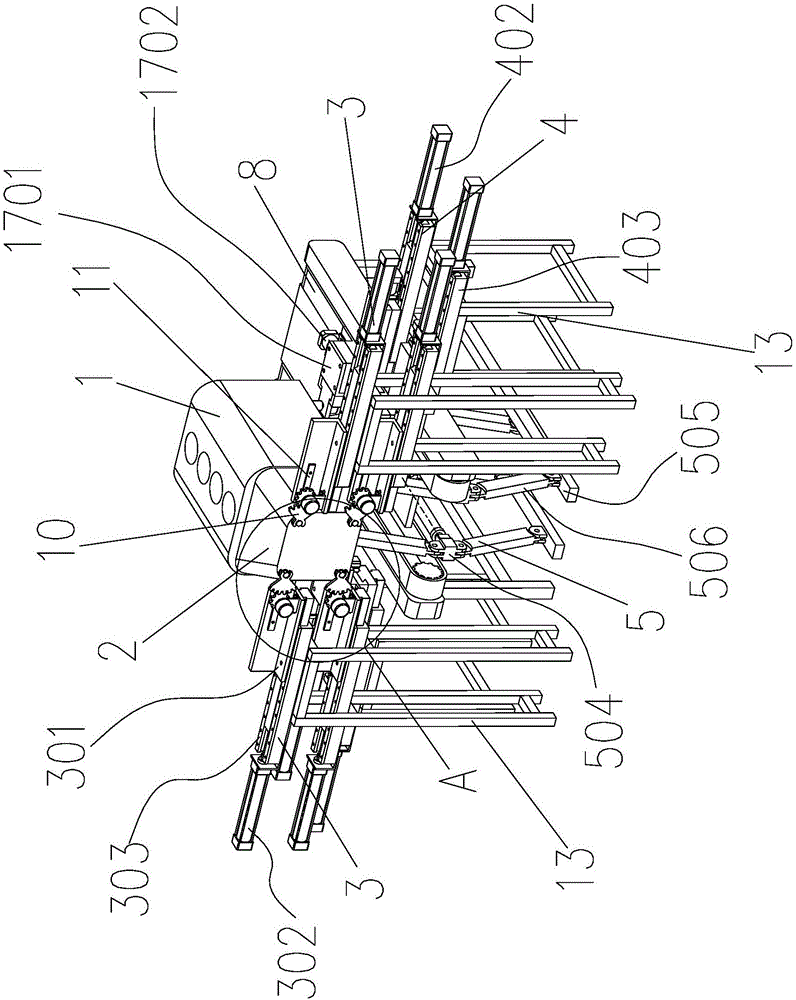 Automatic disassembling device of automobile engine