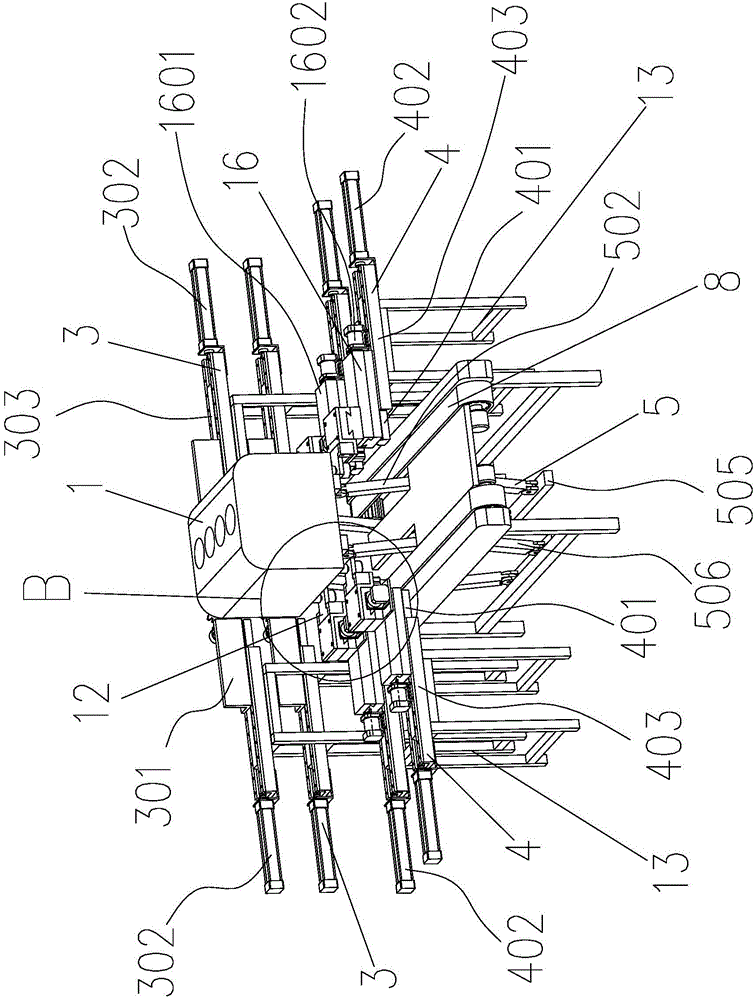 Automatic disassembling device of automobile engine