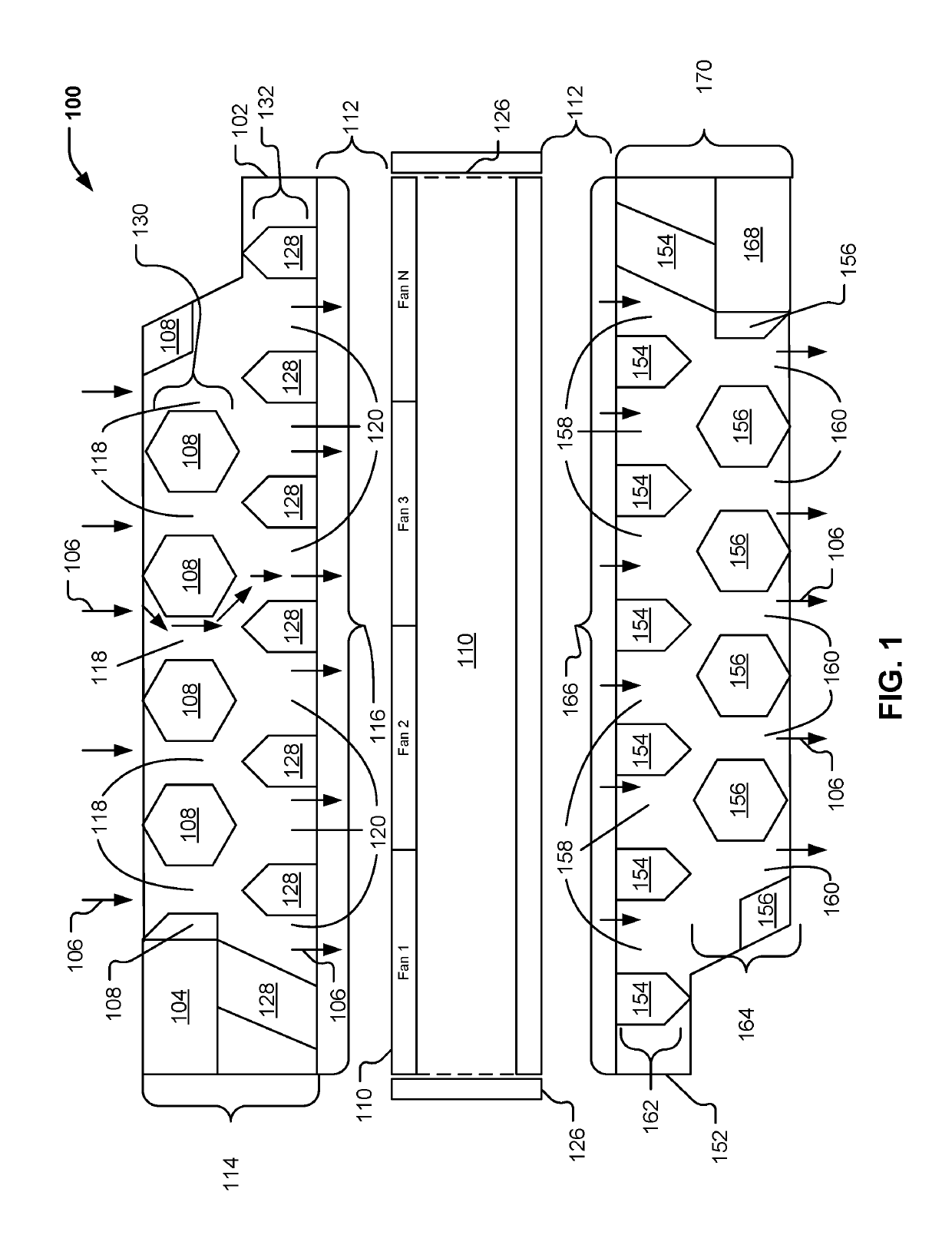 Method and apparatus for acoustical noise reduction and distributed airflow
